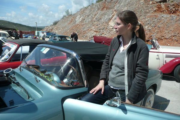 Kroartia Helga mit Fiat 1100 TV